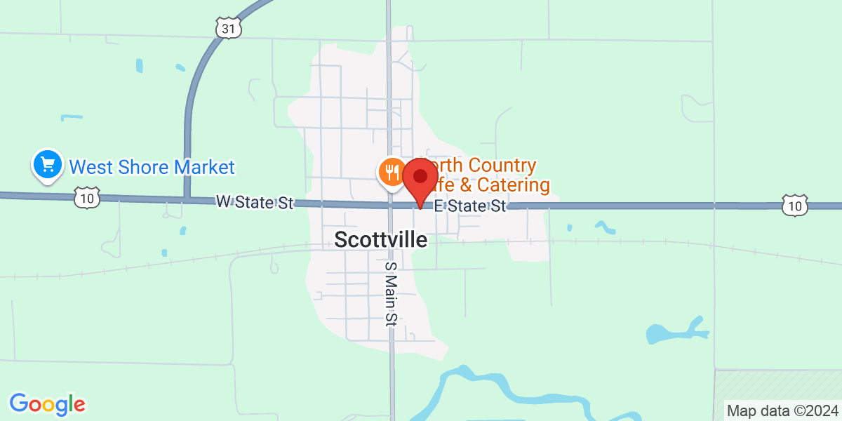 Map of Scottville Library